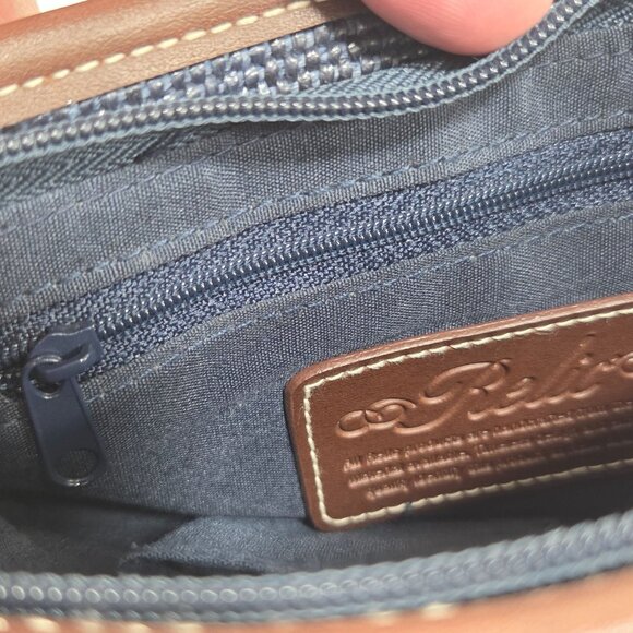 Relic Womens Small Crossbody Shoulder Bag Blue Top Zip Inside Pocket - Picture 8 of 10